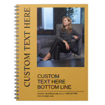 Elegante Imagen de Texto Amarillo Mostaza Personal