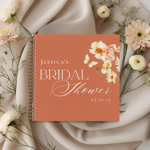 Cuaderno Elegante Invitada de Despedida de Soltera Floral a