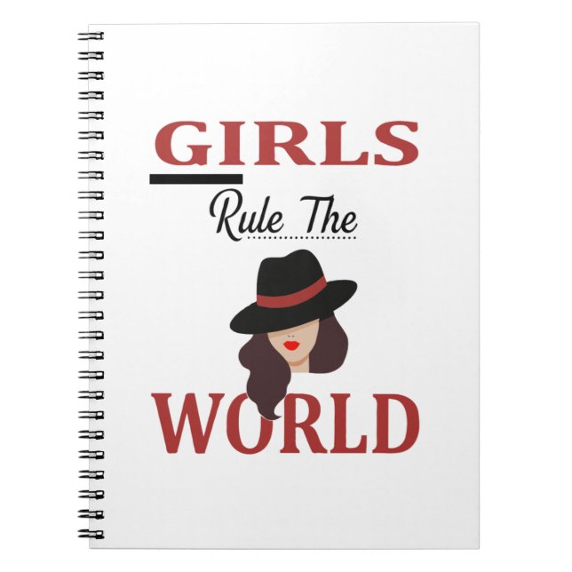 Cuaderno Elegante "Las Chicas Mandan en el Mundo" Empoderam (Frente)