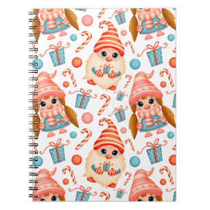 Cuaderno Elegante lindo Feliz Navidad 