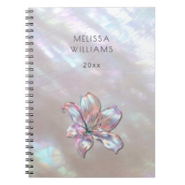 Cuaderno Elegante Lirio de Nácar