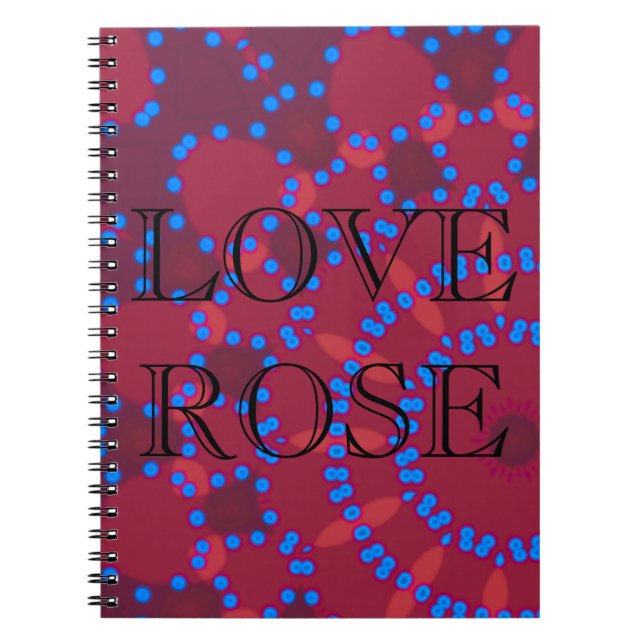 Cuaderno Elegante - MANDALA - ROJO (Frente)