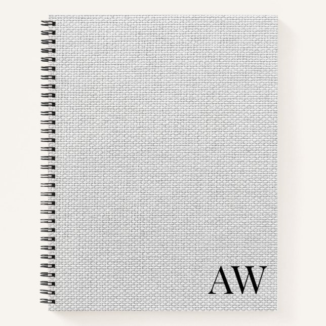 Cuaderno Elegante marca de línea Minimalista personalizada (Anverso)