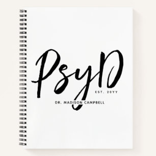 Cuaderno Elegante Médico de Psicología en PsyD