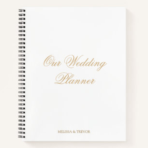 Cuaderno Elegante Minima Caligrafía Formal Nuestro Planific