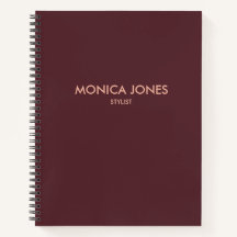 Elegante Minimal simple púrpura de ciruela