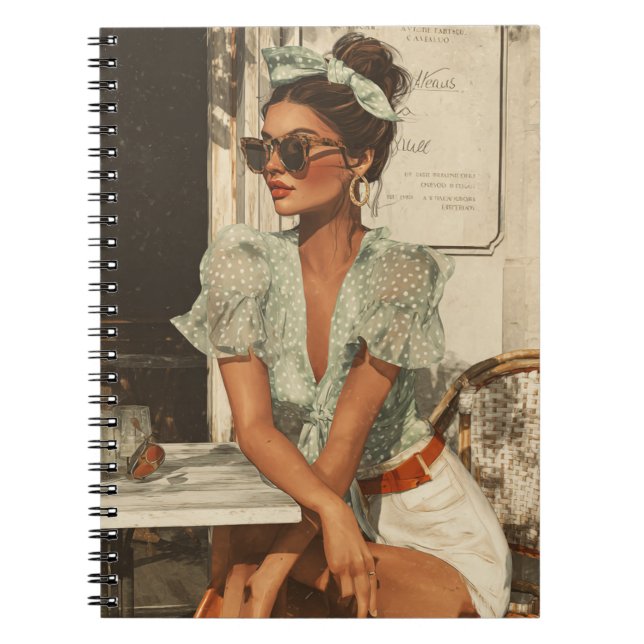 Cuaderno Elegante Moderno Simple Personalizado Agrega Tu Pr (Frente)