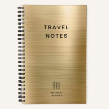 Elegante Monograma Viaje en Oro