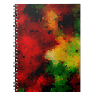 Cuaderno Elegante, mosaico, multicolor, abstracto