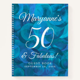 Cuaderno Elegante Ocean Blue 50 y fabulosa fiesta de cumple