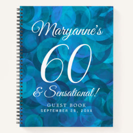 Cuaderno Elegante Ocean Blue 60 y cumpleaños sensacional