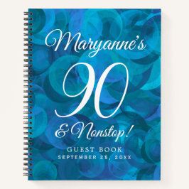 Cuaderno Elegante Ocean Blue 90 y fiesta ininterrumpida de 
