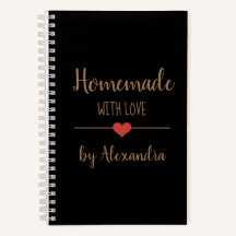 Elegante oro negro Casero hecho con receta de amor