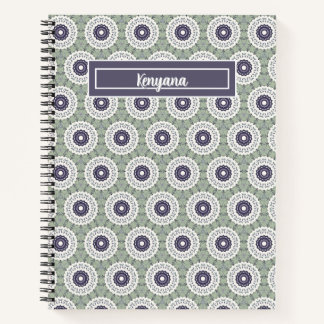 Cuaderno Elegante patrón de pétalos: Floral minimalista 