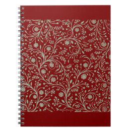 Cuaderno Elegante patrón floral botánico – Naturaleza minim