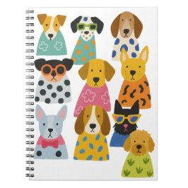 Cuaderno Elegante perro divertida regalo de amante de masco