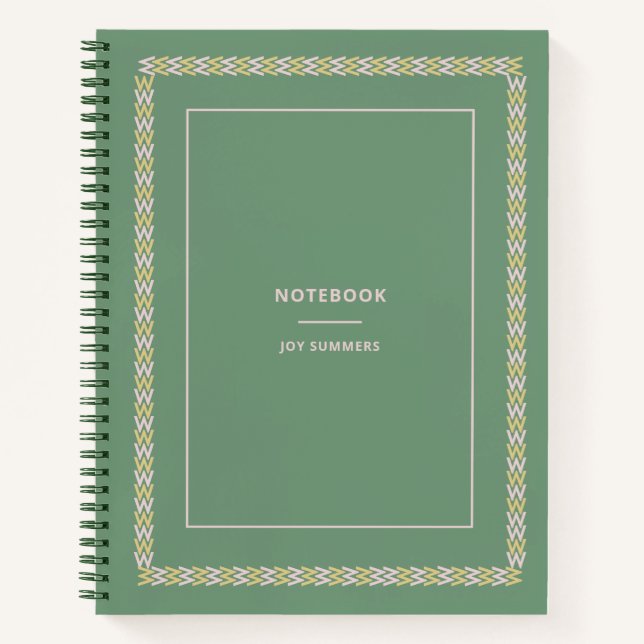 Cuaderno Elegante Personalizar de Planeador de portátiles P (Anverso)