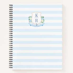 Cuaderno Elegante planeamiento de Bodas de monograma coster
