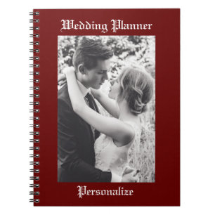 Cuaderno Elegante planificador de boda fotográfica de Novia