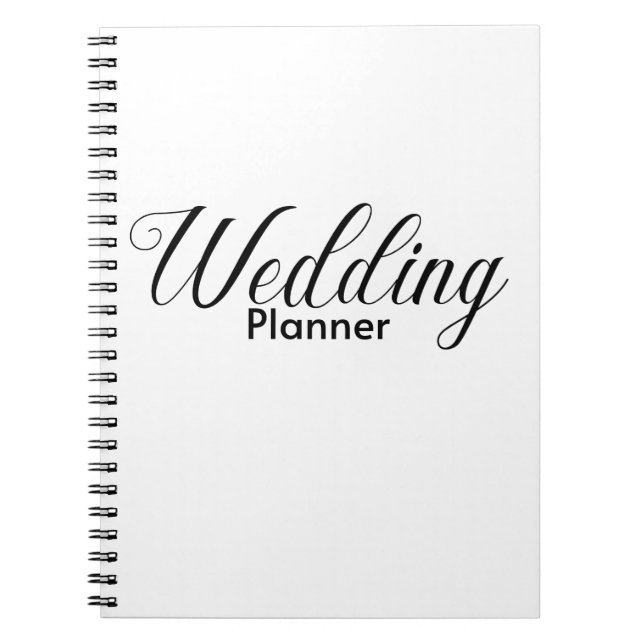 Cuaderno Elegante planificador de bodas (Frente)