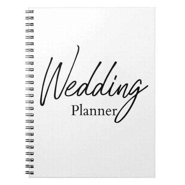 Cuaderno Elegante planificador de bodas (Frente)
