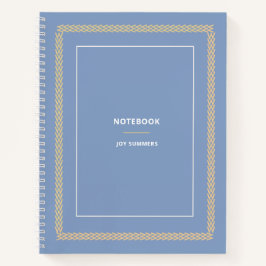 Cuaderno Elegante planificador de portátiles Dusty Blue Her