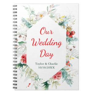 Cuaderno Elegante Planner de Boda de Invierno de Verdedero 