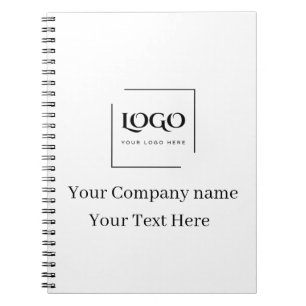 Cuaderno Elegante plantilla personalizada de tu logotipo