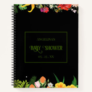 Cuaderno Elegante portátil con lista de regalos Baby Shower