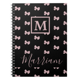 Cuaderno Elegante portátil de fotos personalizado rosa y ne