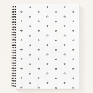 Cuaderno Elegante portátil espiral blanca