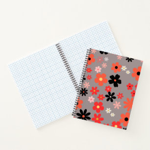 Cuaderno Elegante portátil floral