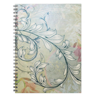 Cuaderno Elegante portátil floral