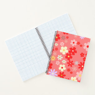 Cuaderno Elegante portátil floral