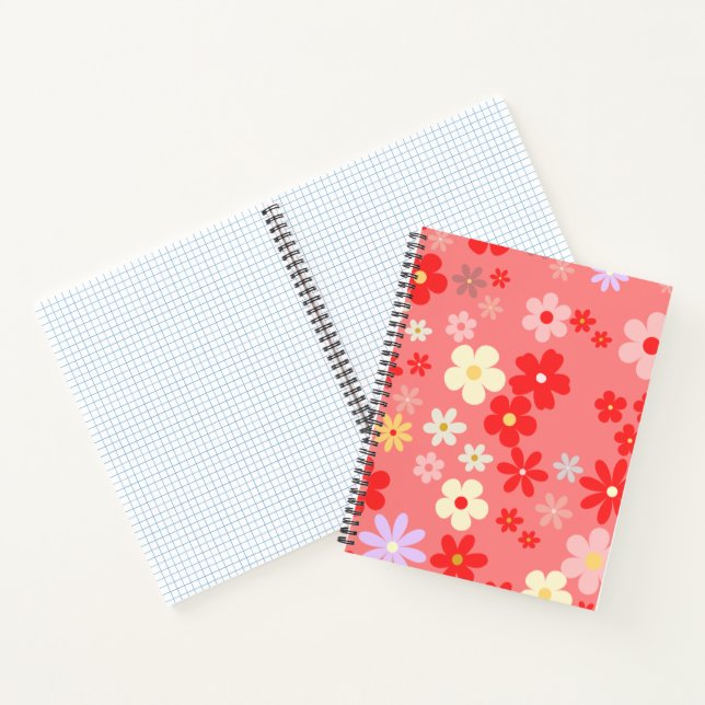 Cuaderno Elegante portátil floral (Interior)