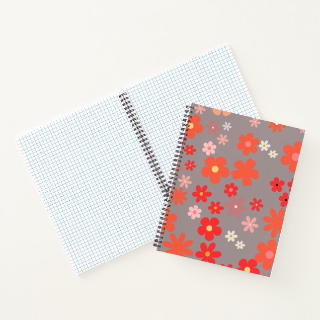Cuaderno Elegante portátil floral (Interior)