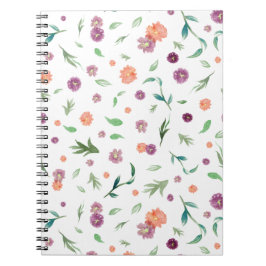 Cuaderno Elegante portátil floral - Hermoso regalo de cumpl