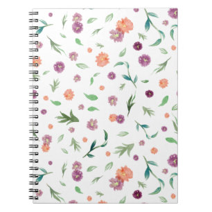 Cuaderno Elegante portátil floral - Hermoso regalo de cumpl