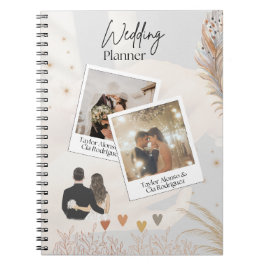 Cuaderno Elegante portátil para el planificador de bodas mu