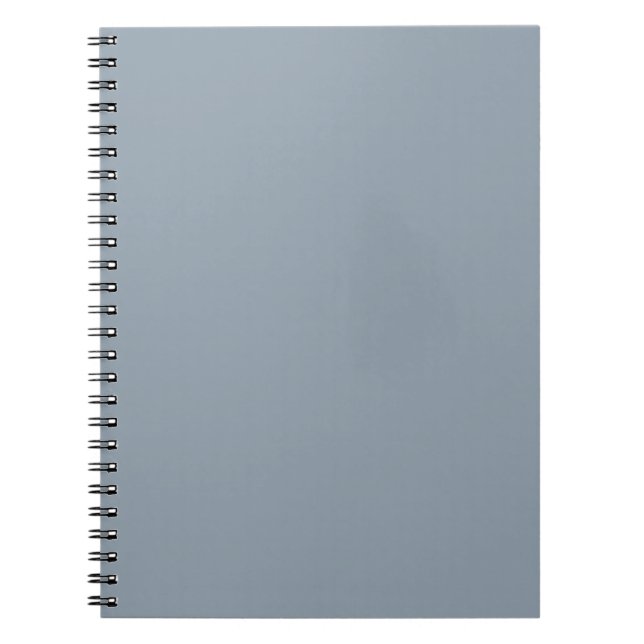 Cuaderno Elegante presupuesto Dusty Blue Monocrome (Frente)