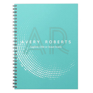 Cuaderno Elegante profesional geométrico elegante del cielo