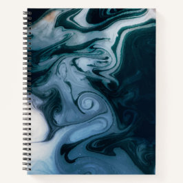 Cuaderno Elegante Purpurina dorado Marble Moda moderna Note