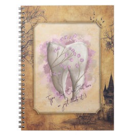 Cuaderno Elegante regalo odontológico antiguo de moda