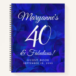 Cuaderno Elegante Royal Blue 40 y fabulosa fiesta de cumple