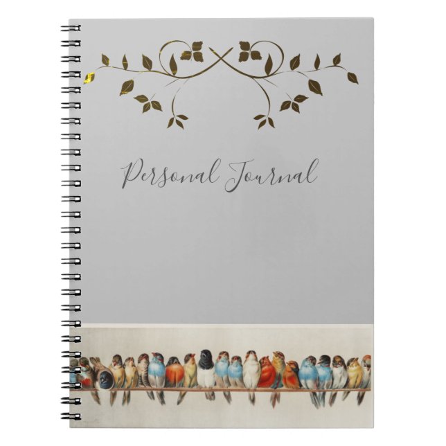 Cuaderno Elegante Songbird Journal (Frente)