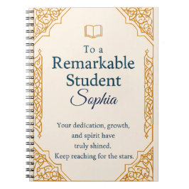 Cuaderno Elegante tarjeta de felicitaciones para un notable