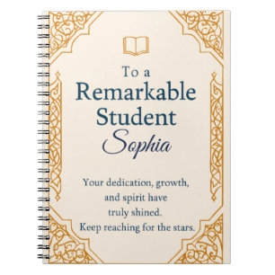 Cuaderno Elegante tarjeta de felicitaciones para un notable