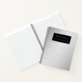 Cuaderno Elegante tarjeta de visita Metalizado 2in1 de lujo