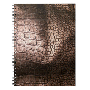 Cuaderno Elegante textura de cuero vespertino.