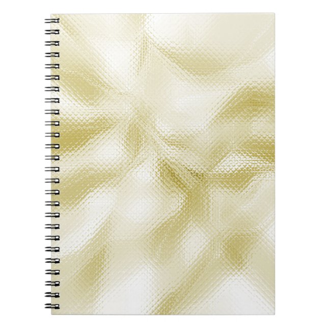 Cuaderno Elegante textura dorada (Frente)